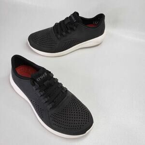 Crocs Lite Ride Sneakers Shoes Black Women’s Size 7 Comfort